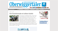 Desktop Screenshot of oberwiggertaler.ch